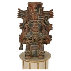 Mid-20th Century Mesoamerican Zapotec Style Terracotta Effigy Vessel