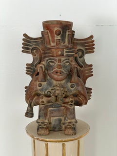 Mid-20th Century Mesoamerican Zapotec Style Terracotta Effigy Vessel