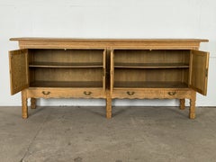 Brutalist Oak Sideboard, Mid-Century Modern, Danish Cabinet Maker, 1960s
