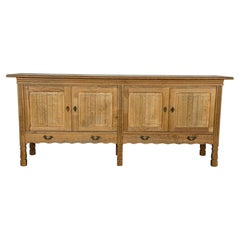 Brutalist Oak Sideboard, Mid-Century Modern, Danish Cabinet Maker, 1960s
