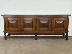 Credenza in rovere tinto in stile Mid-Century Modern di Henning Kjærnulf, Danimarca, anni ’60