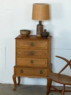 Danish Quartersawn Oak Chest of Drawers by Henning Kjærnulf, 1960s