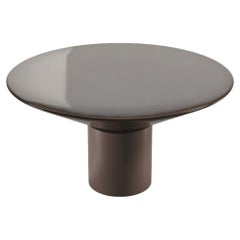 Tavolo da pranzo Silo, laccato Oak Moore, realizzato a mano in Italia