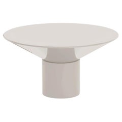Silo Dining Table, Tortora Lacquered Glossy, Hand-Crafted in Italy