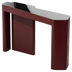 Table d'appoint Kara de Secolo, MDF laqué, design italien moderne