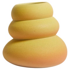 Colate Lemon Small, jarrón escultural para interior, fabricado en Italia