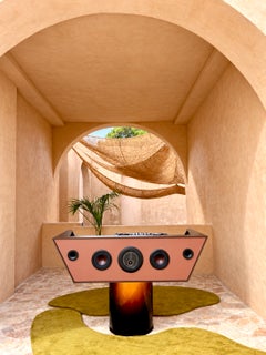 Paloma, Collectible DJ Console, Modern Geometric Audio Furniture