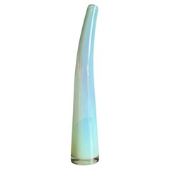 Vaso in vetro di Murano “Lattimo” di Giusto Toso per Leucos, Italia, anni ’70