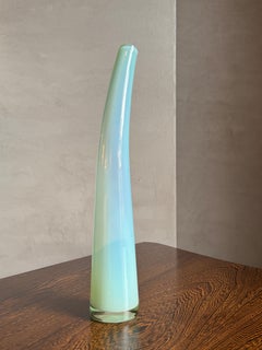 Giusto Toso Lattimo Murano Glass Vase for Leucos, Italy, 1970s