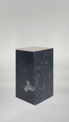 Róisín Lafferty Bosca Plinth in Black Iron Quartzite, Handcrafted in Ireland