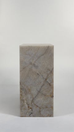 Róisín Lafferty Bosca Plinth in Champagne Crystal Quartz, Handcrafted in Ireland