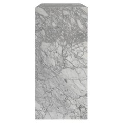 Róisín Lafferty Bosca Plinth in Bianco Goia Marble, Handcrafted in Ireland