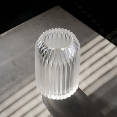 Vaso Bruta Crystal da 22 cm di Kateřina Handlová, Rückl, Czech Design