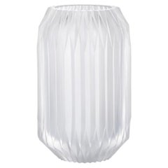Bruta Crystal vase 22 cm by Kateřina Handlová, Rückl, Czech Design