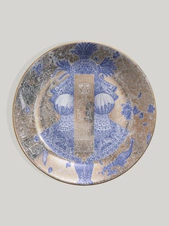 Ziva Byzantine Illustrated Porcelain Bowl by Michal Bacak for Krehky