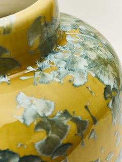 Milan Pekař Crystalline Porcelain Vase XL, Mineral Green