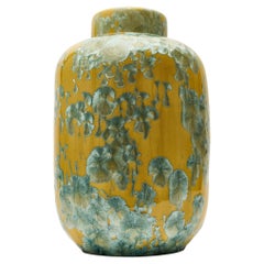 Milan Pekař Crystalline Porcelain Vase XL, Mineral Green