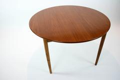 Børge Mogensen Teak Dining Table with Oak Legs for Søborg Møbelfabrik