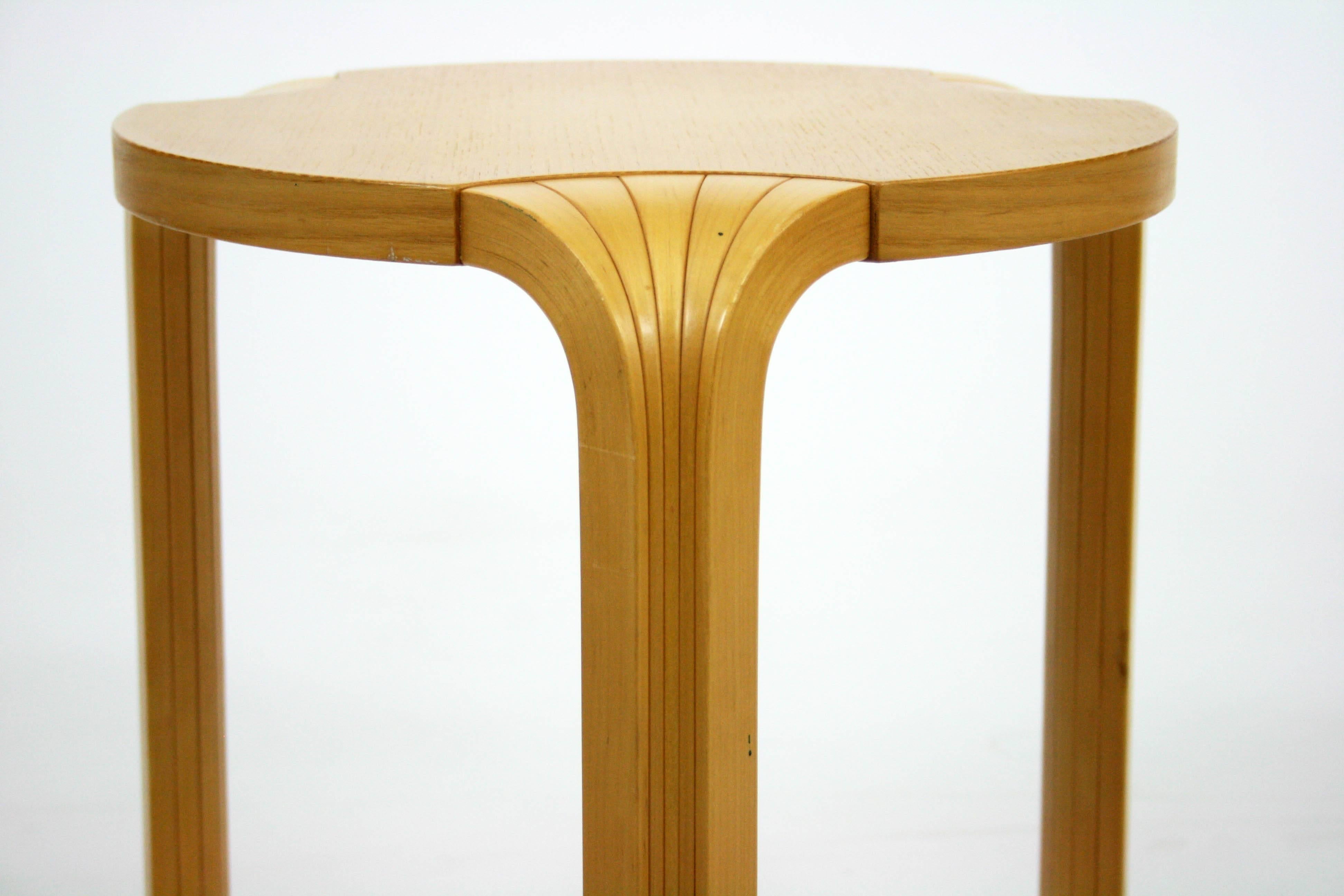 Finnish Alvar Aalto X600 Fan Leg Stool for Artek Through ICF
