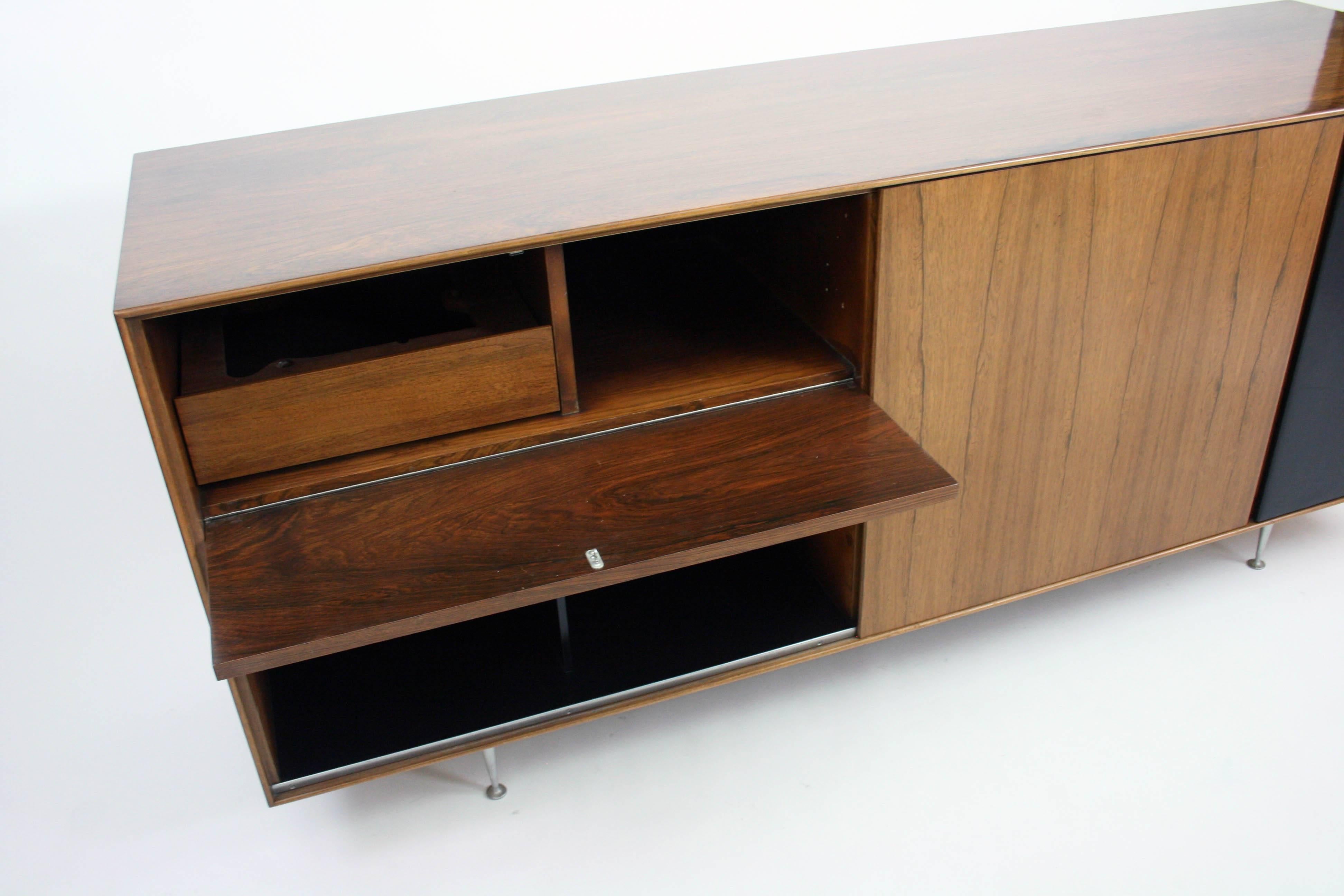 Lacquered George Nelson for Herman Miller 'Thin Edge' TV / HIFI Cabinet model 5718