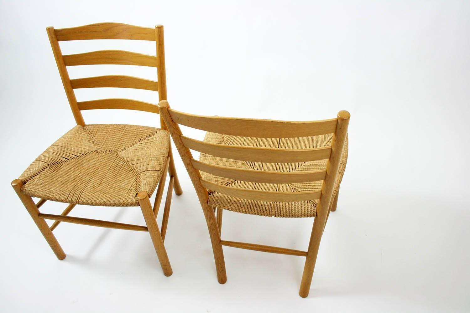 Mid-20th Century Set of Six Kaare Klint Dining Chairs for Fritz Hansen