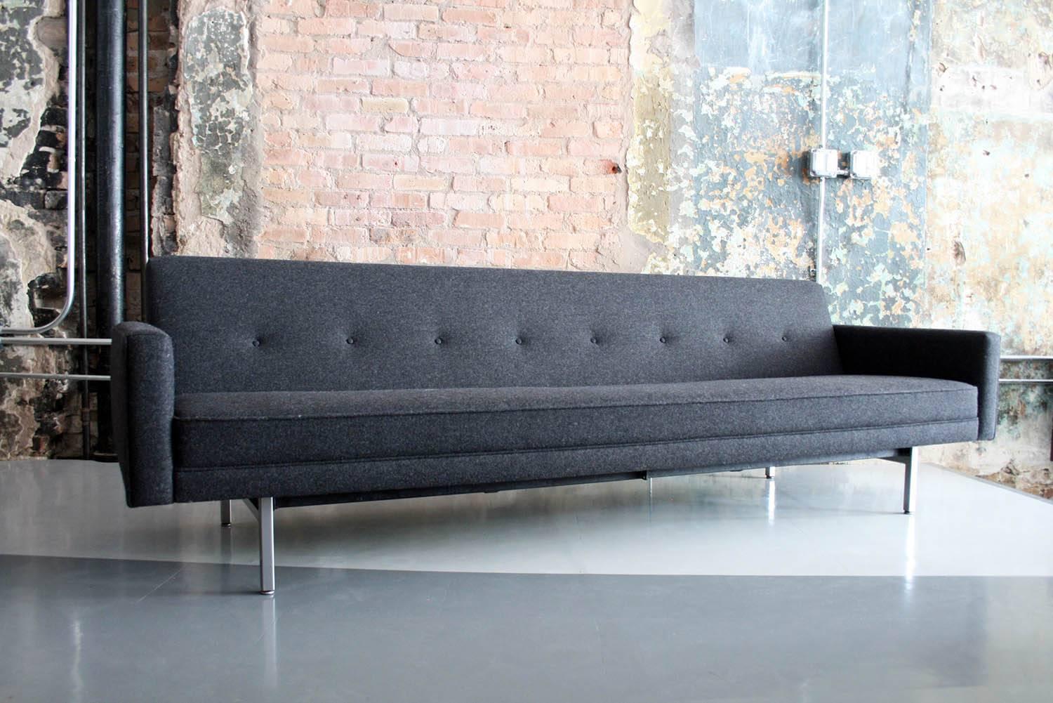 Mid-Century Modern Long Modular Series Sofa by George Nelson for Herman Miller