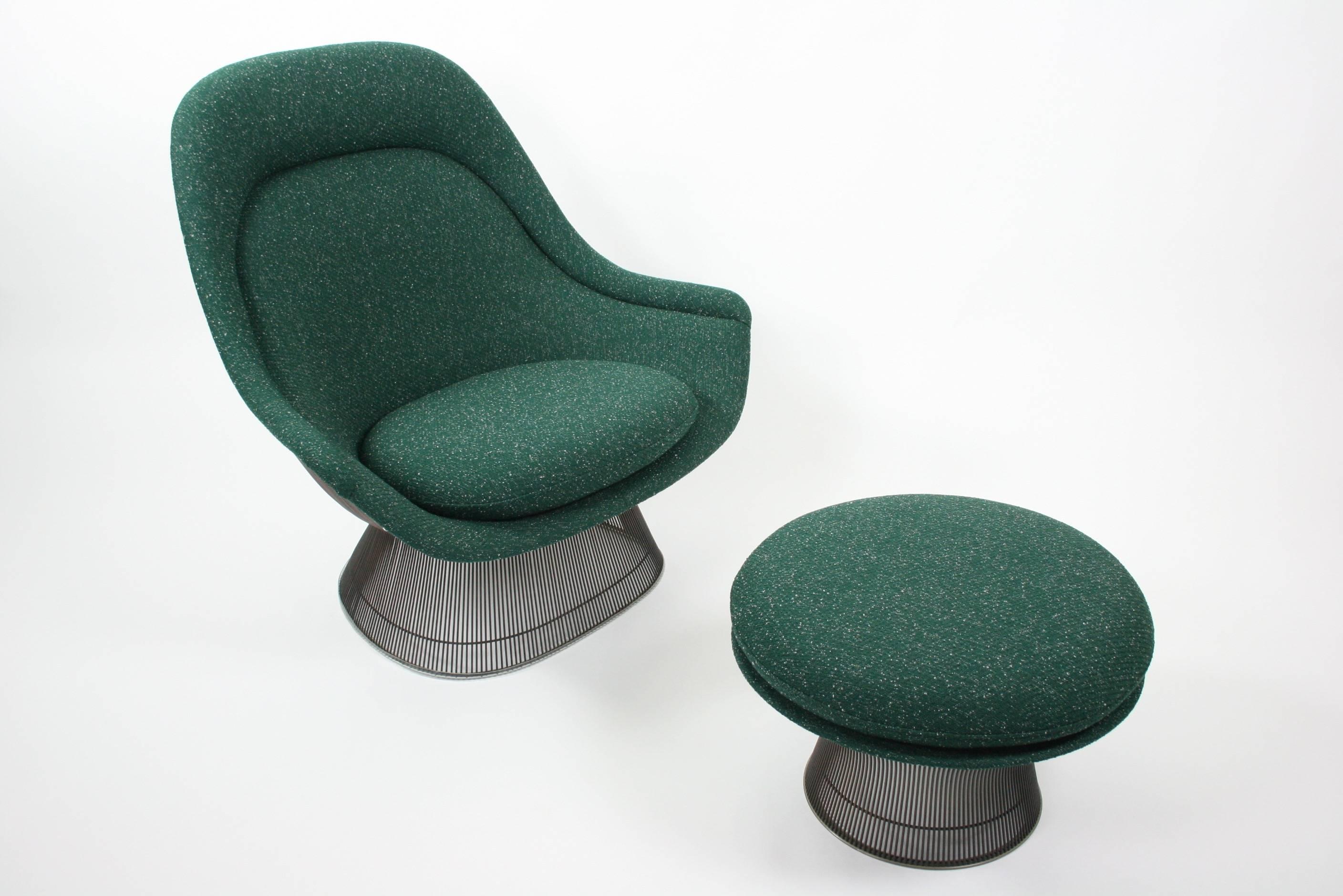 Knoll Lounge Chair and Ottoman by Warren Platner 1