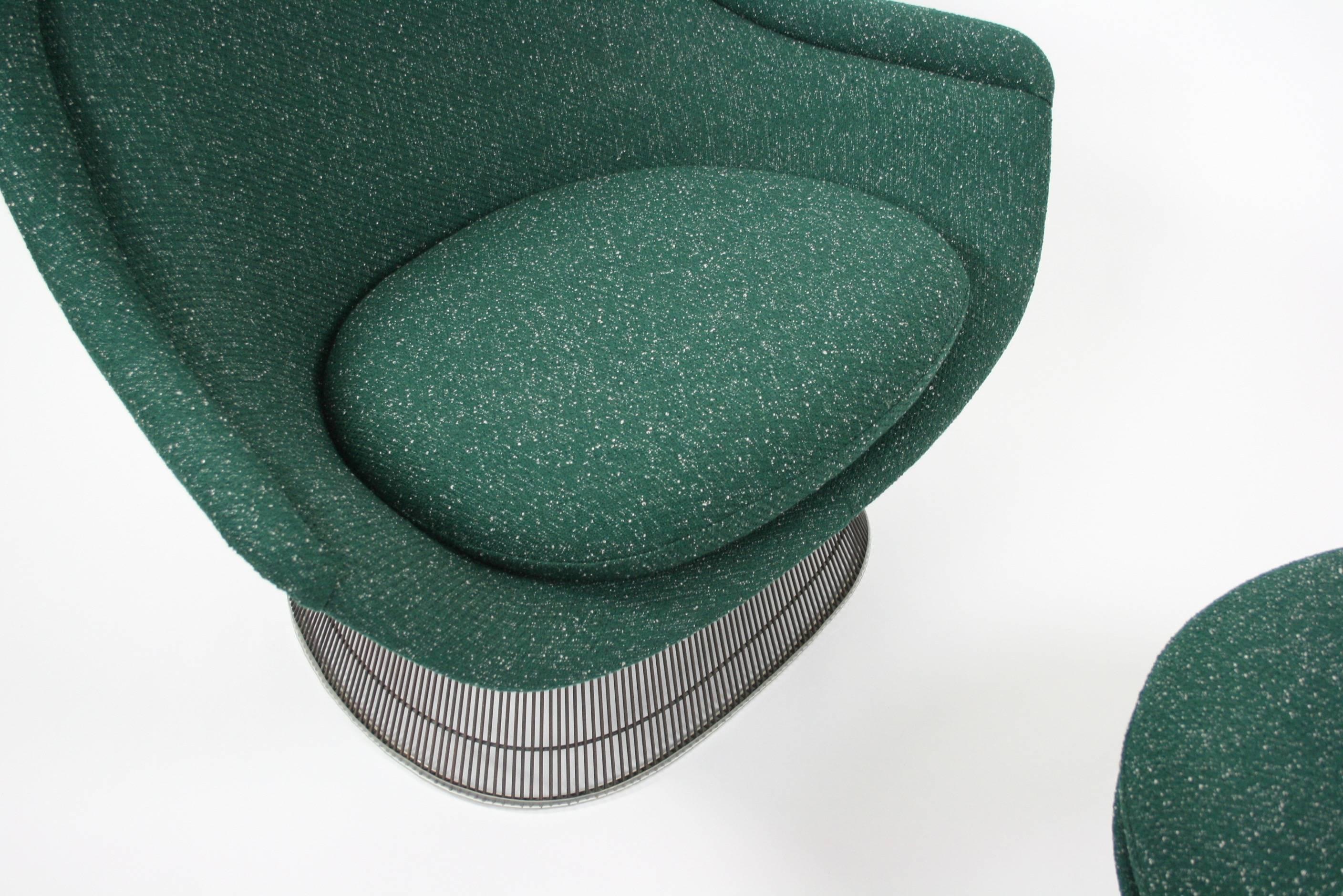 Knoll Lounge Chair and Ottoman by Warren Platner 3