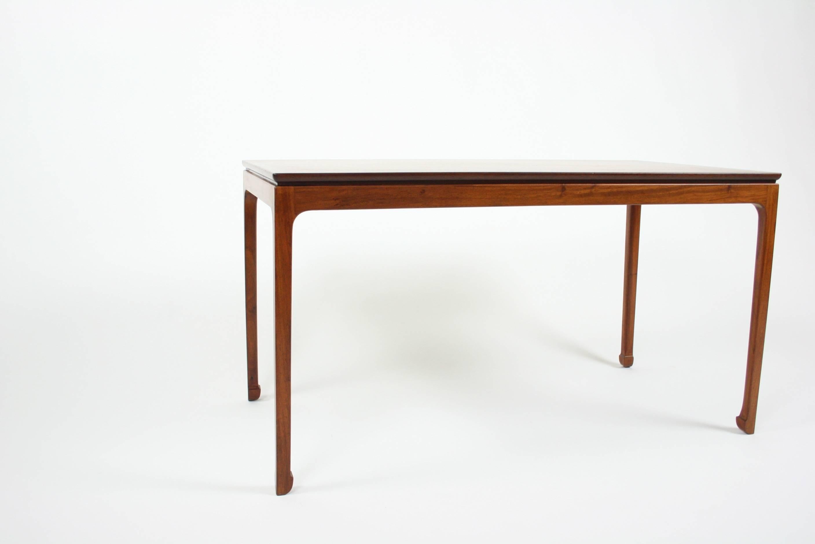Mid-Century Modern Ole Wanscher Coffee Table in Cuban Mahogany for A. J. Iversen, Denmark