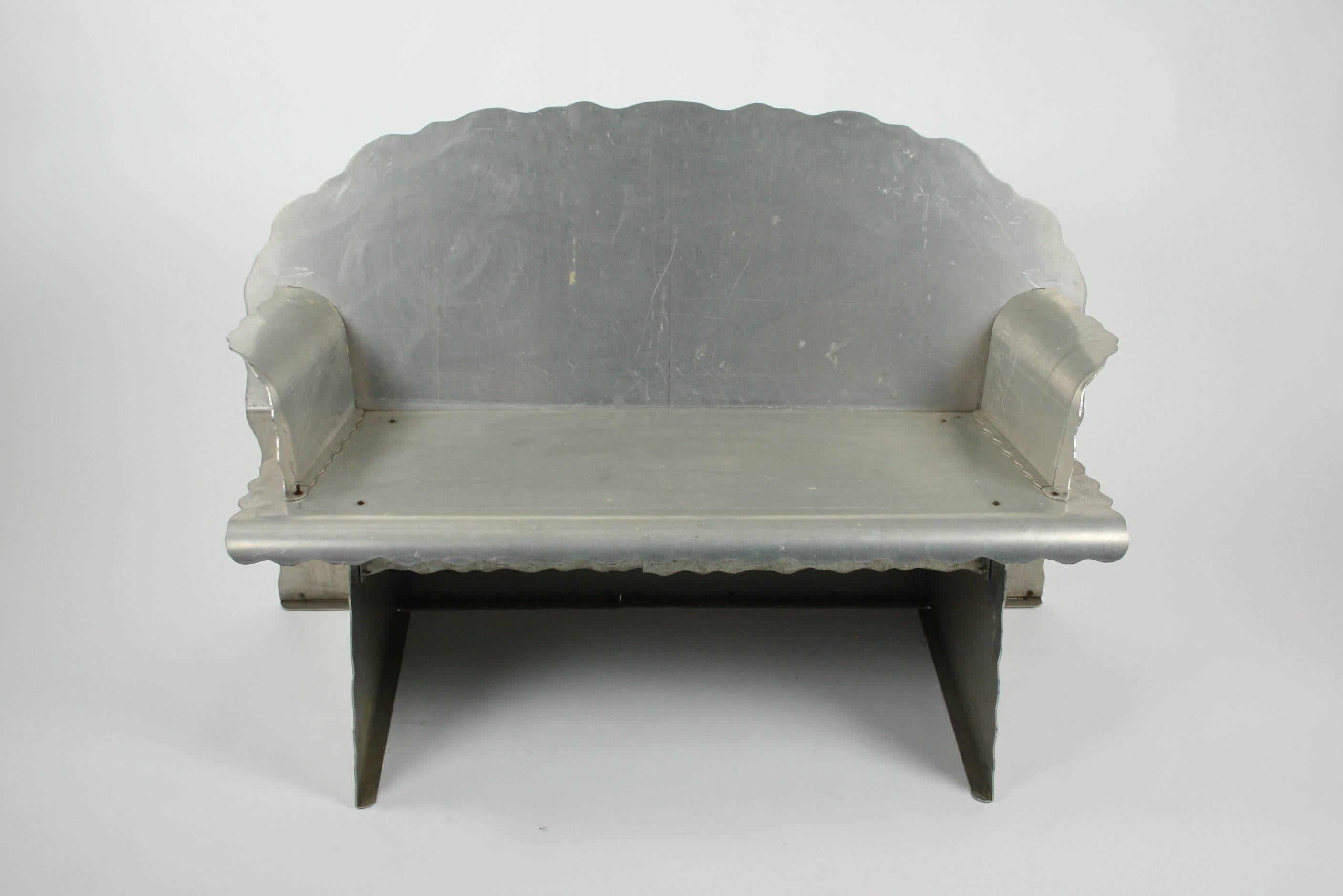 Mid-Century Modern Richard Schultz Design, Inc. USA circa 1993, Topiary Bench Prototype