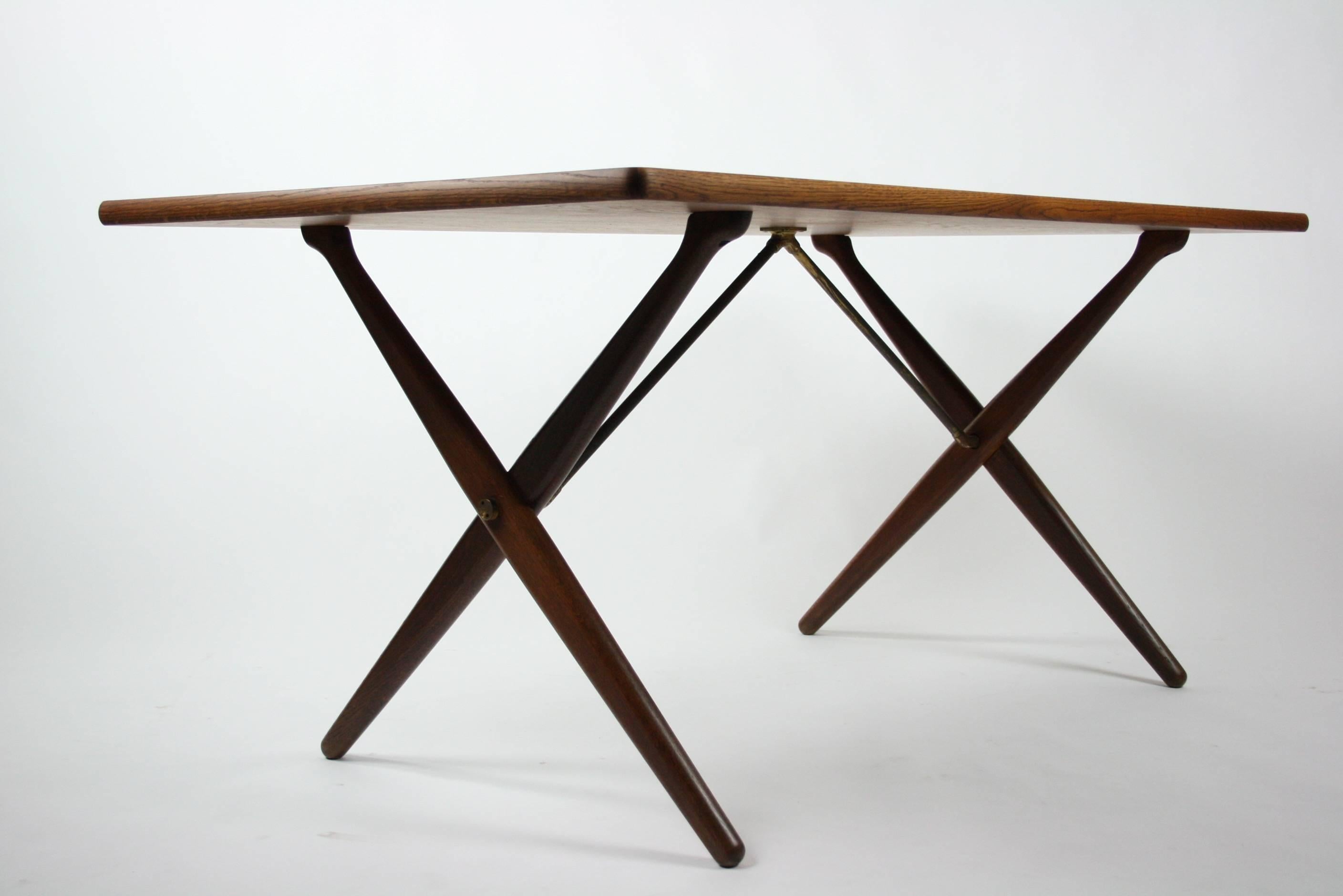Original Teak Dining Table Designed by Hans J. Wegner Model AT-303 1