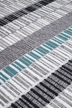Tappeto cinese fatto a mano da FULI, 10x13ft, design moderno, lana neozelandese, Artsilk