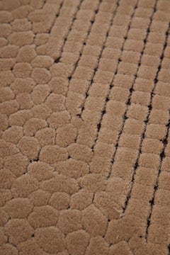 Handcrafted Chinese Carpet by FULI, 10x13ft, Modern Desig，NZ Wool