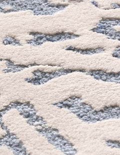 Handcrafted Chinese Carpet by FULI, 10x13ft, Modern Desig， Bamboo Fiber