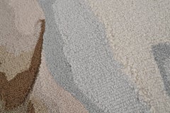 Handcrafted Chinese Carpet by FULI, 10x8ft, Modern Design，NZ Wool