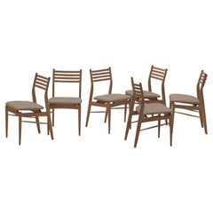 Set of Six Danish Modern Dining Chairs, 1960s