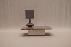 Table basse originale en mosaïque de marbre, années 1970