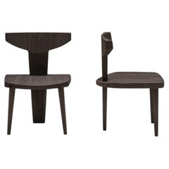 Pair side Chairs by Jacob Kielland-Brandt for I. Christiansen, Denmark, 1960s