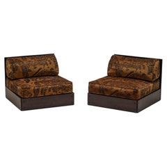 Pair of Dedar Lounge Chairs by Rolf Heide for ICF, 1970s