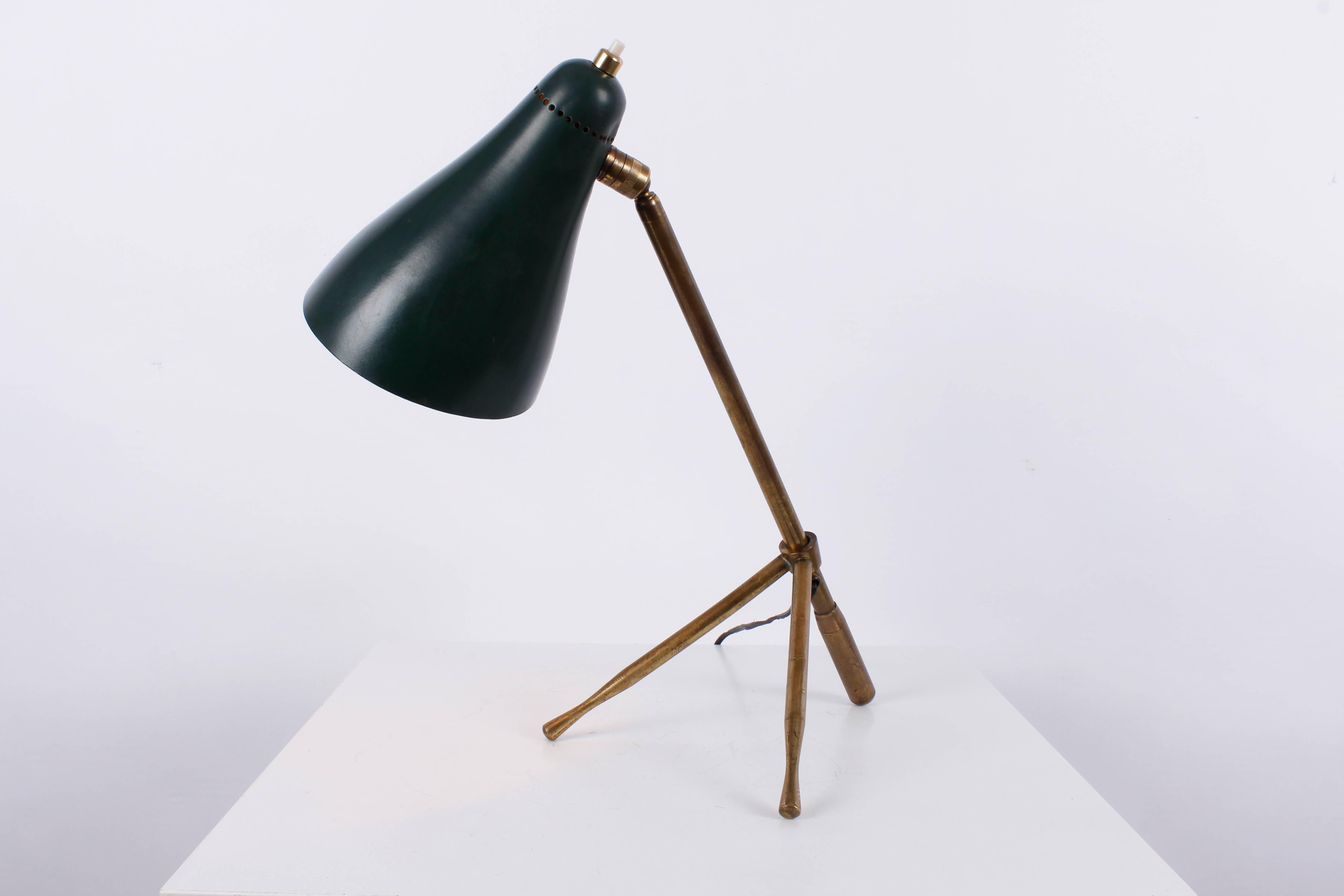 Mid-20th Century Adjustable Table Lamp by Giuseppe Ostuni for O-Luce, Italy, 1949 For Sale