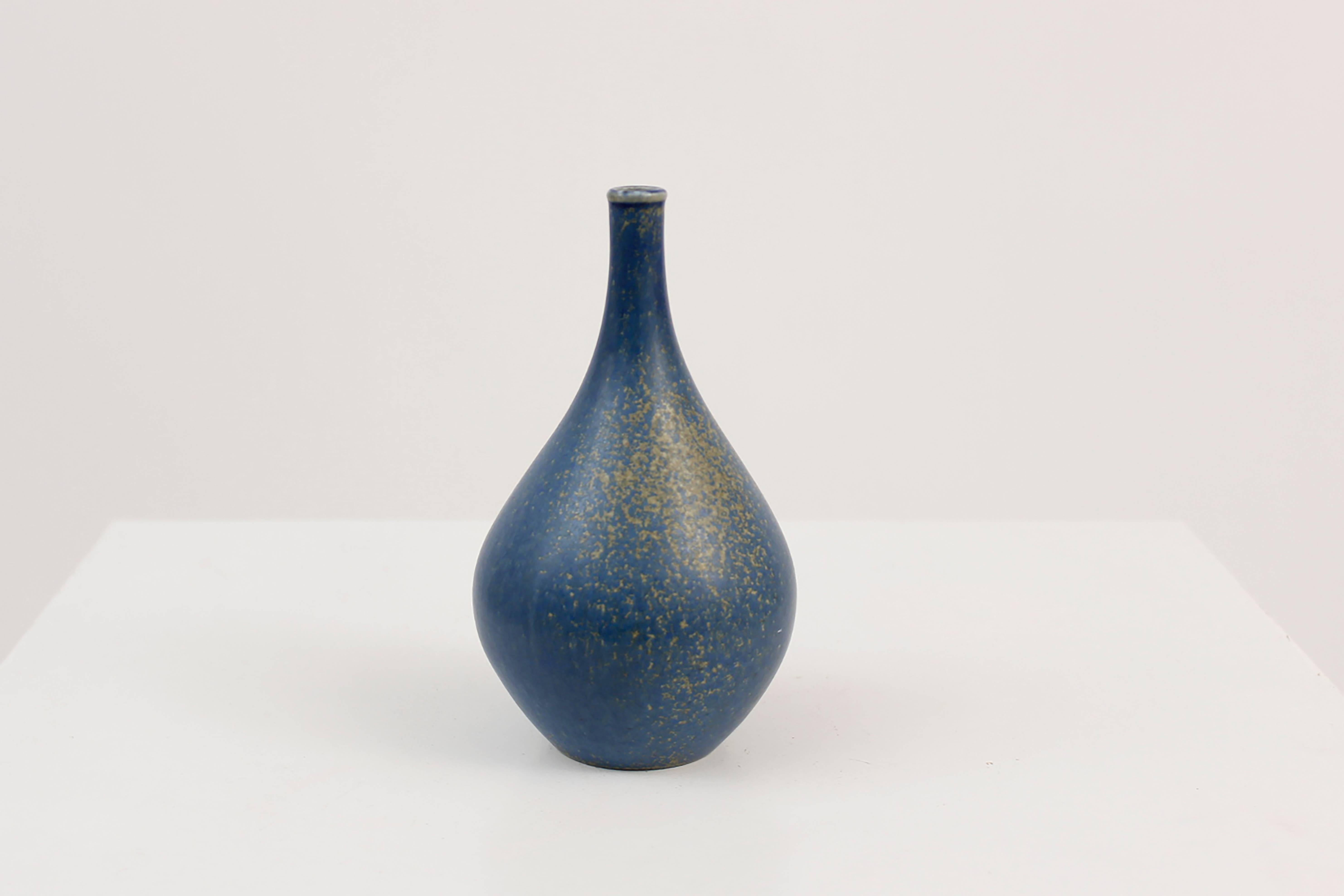 Swedish Stig Lindberg Ceramic Vase for Gustavsberg, Sweden, circa 1950 For Sale