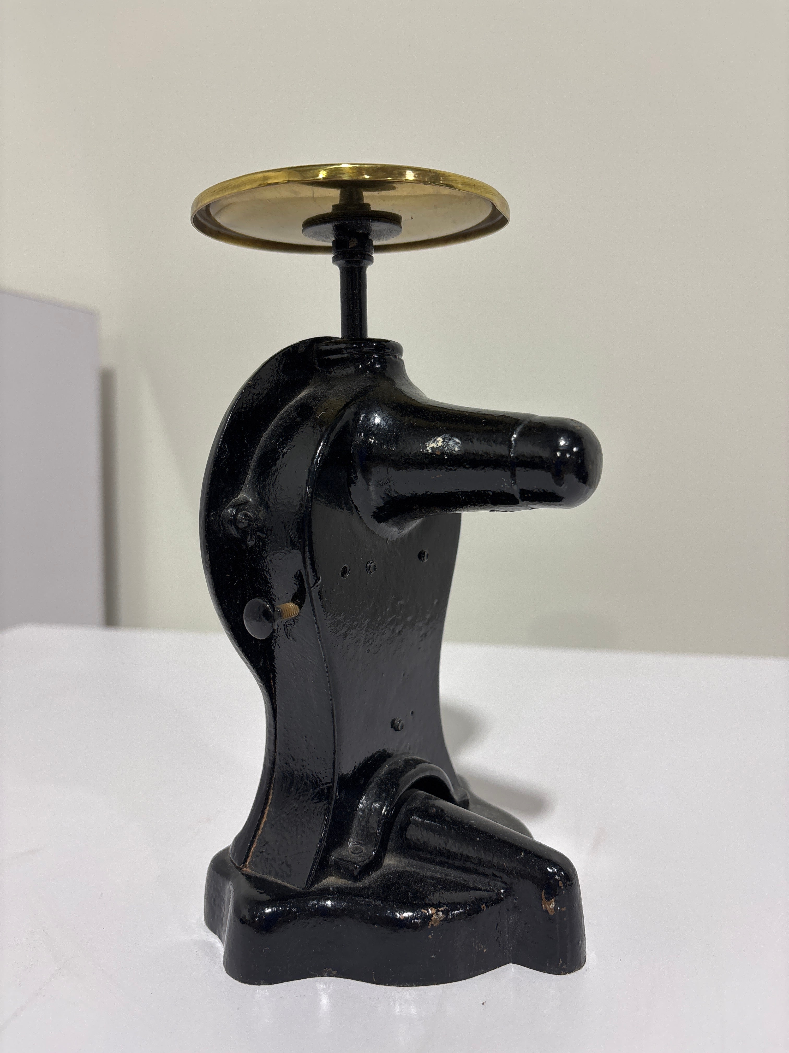 Antique English Salter No. 11 Cast Iron Letter Scale with Brass