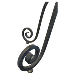 Heritage Circle Wooden Table With Iron Legs