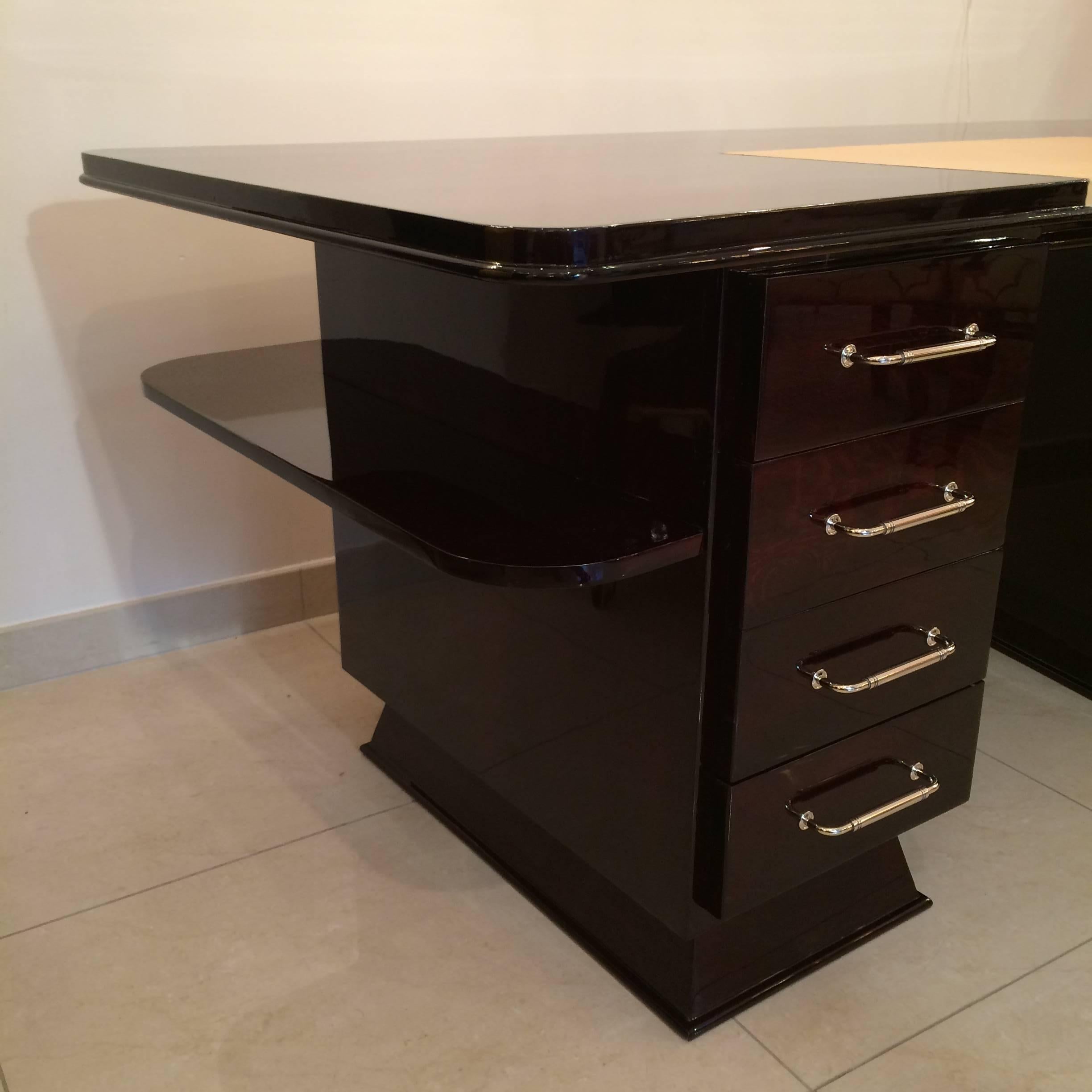 French Art Deco Desk In Excellent Condition For Sale In Saint-Ouen, FR