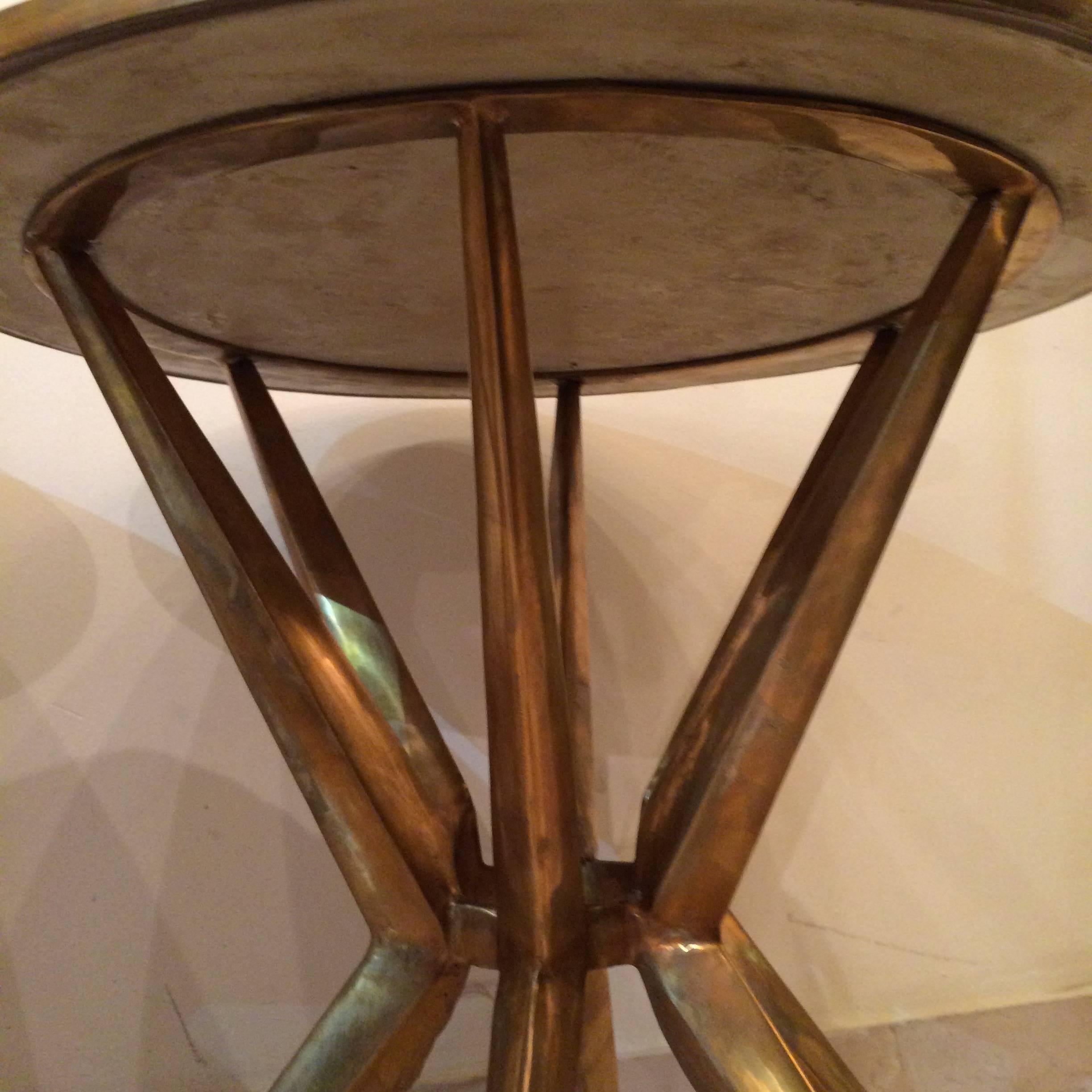 Pair of Bronze and Galuchat Side Tables 1