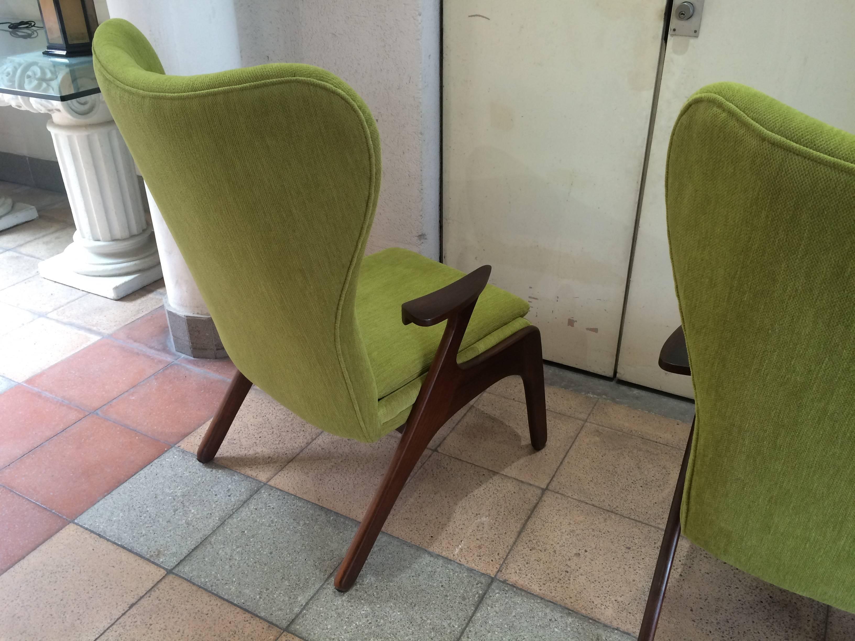 Pair of Danish Style Armchairs For Sale 2