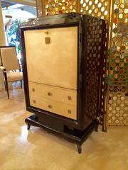 French Art Deco Dry Bar Attributed to René Prou