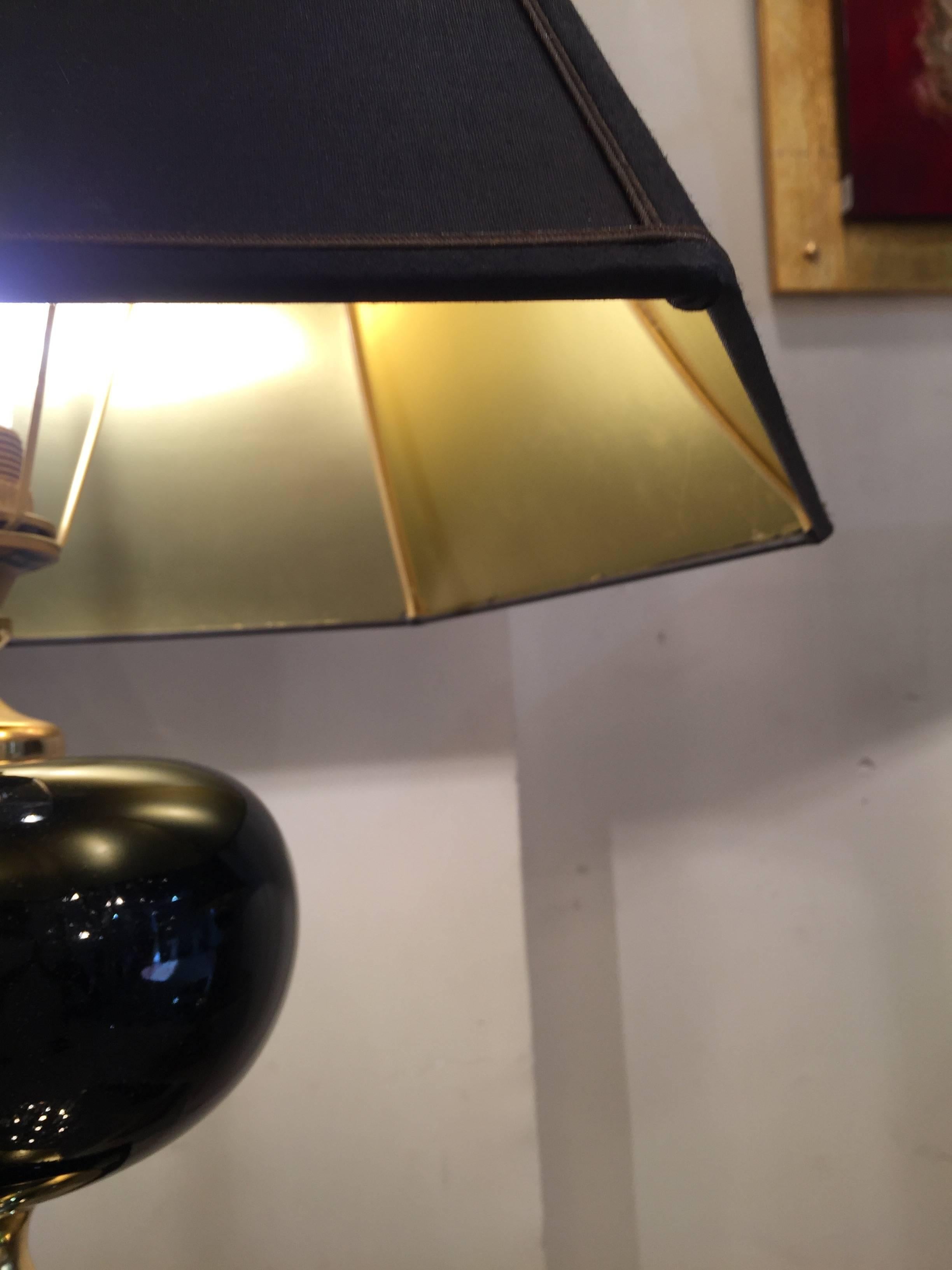 Lacquer Pair of Maison Jansen Table Lamps For Sale