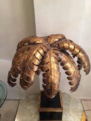 Pair of Palm Tree Tables Lamps in the Style of Jansen