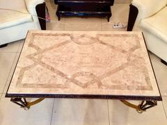 Table basse des années 1940 dans le style de Poillerat